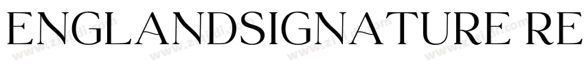 Englandsignature Reg字体转换